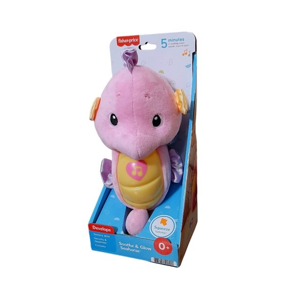 Fisher Price Pink Soothe & Glow Seahorse - Picture 3 of 6